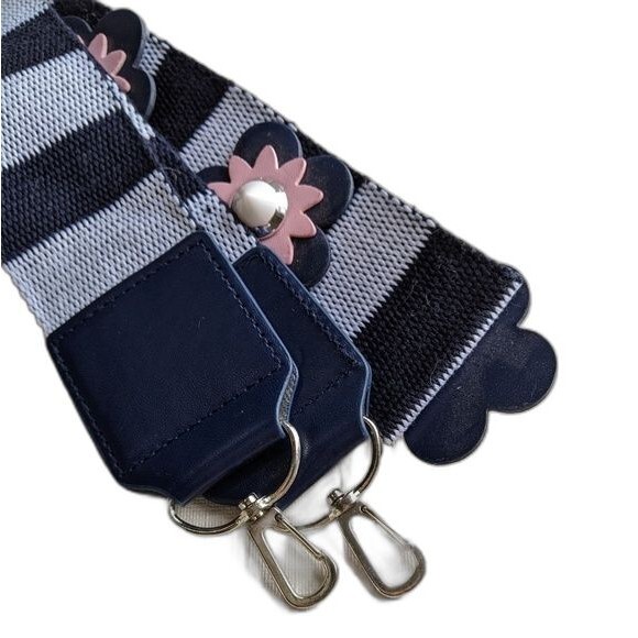 Simplicity Purse  Cell Phone Strap Stripes Color Block Flower Clips Crafts Arts - Picture 2 of 7